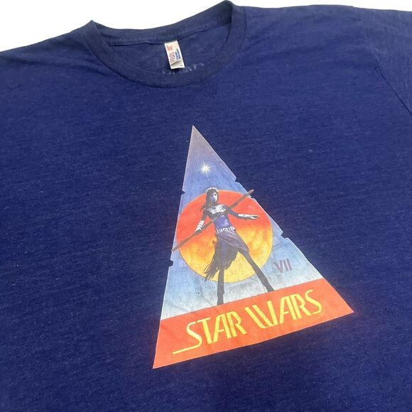 Star Wars Episode VII 7 Force Awakens ILM VFX PRODUCTION CREW Tee Shirt 2015 - Picture 4 of 9